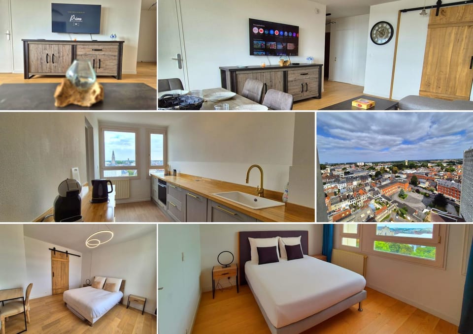 Le Panoramique & Garage privé by Primo Apartment in Arras