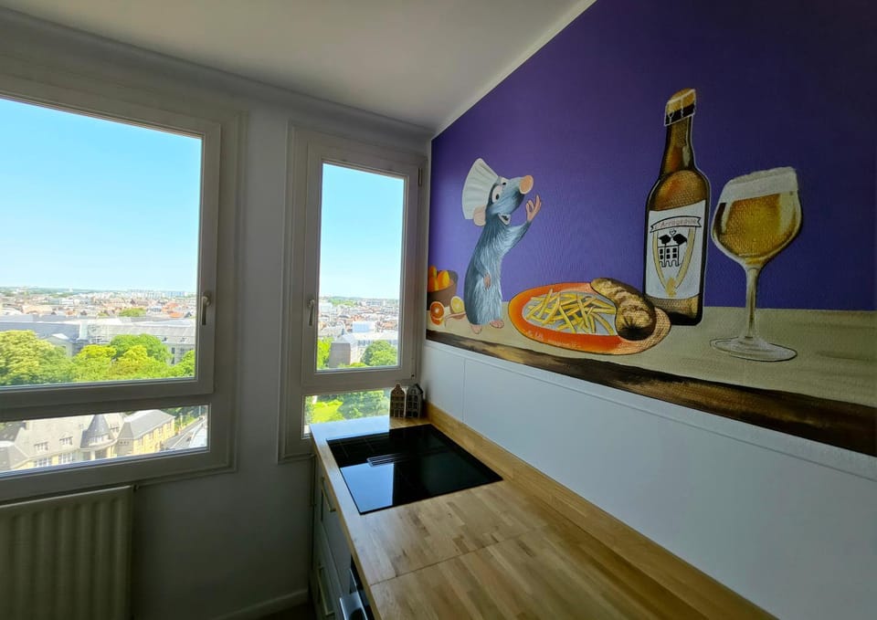 Le Panoramique & Garage privé by Primo Apartment in Arras