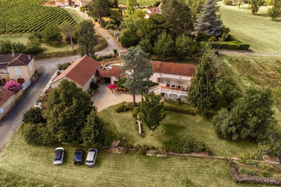 Property building, Bird's eye view, Parking