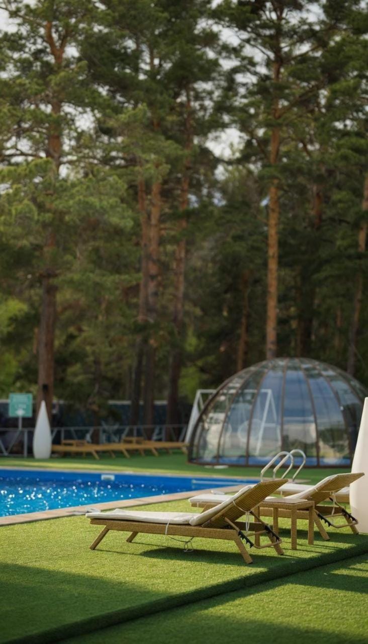 Natural landscape, Swimming pool