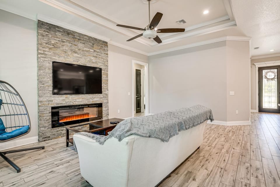 Pet-Friendly Lakeland Family Oasis w/ Game Room House in Lakeland