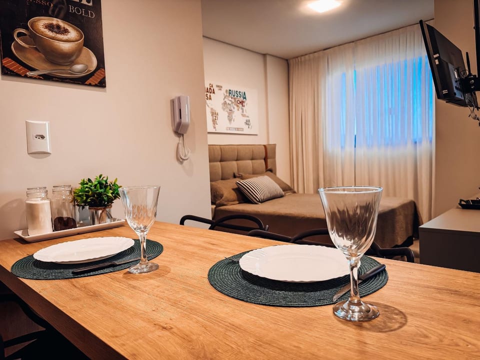 Flat Completo c/ Piscina e Garagem Apartment in Brusque