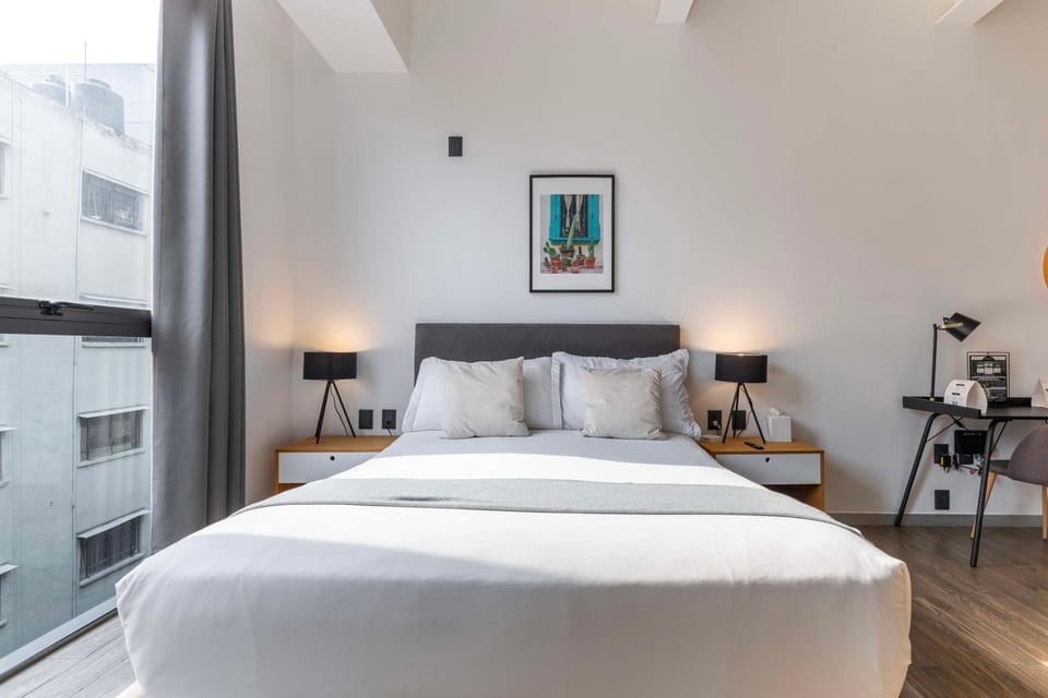 JA 203 Minimalist Comfort Near Bellas Artes Apartment in Mexico City
