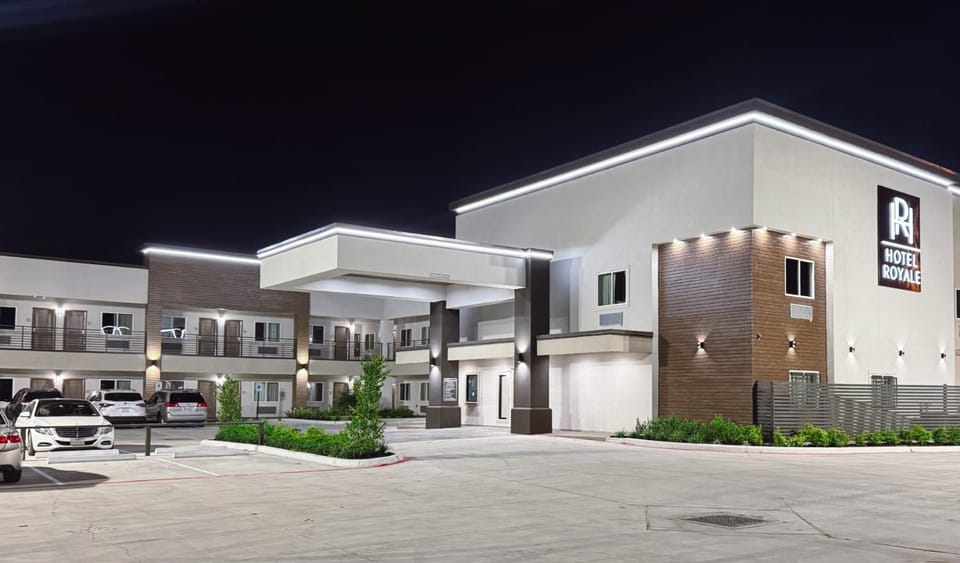 Property building, Night, Location, Parking