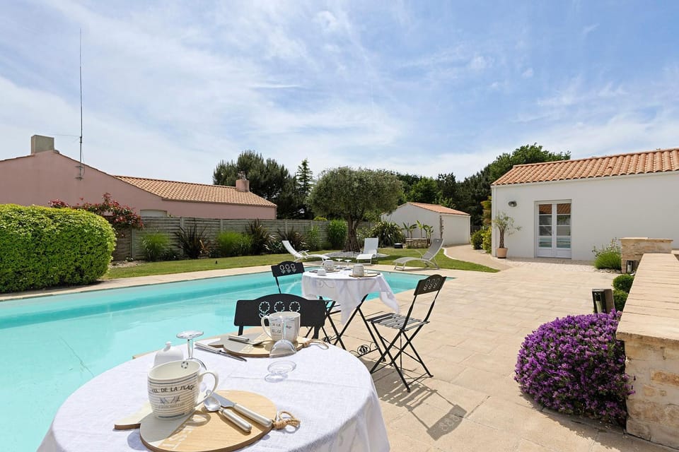 Property building, Living room, Swimming pool