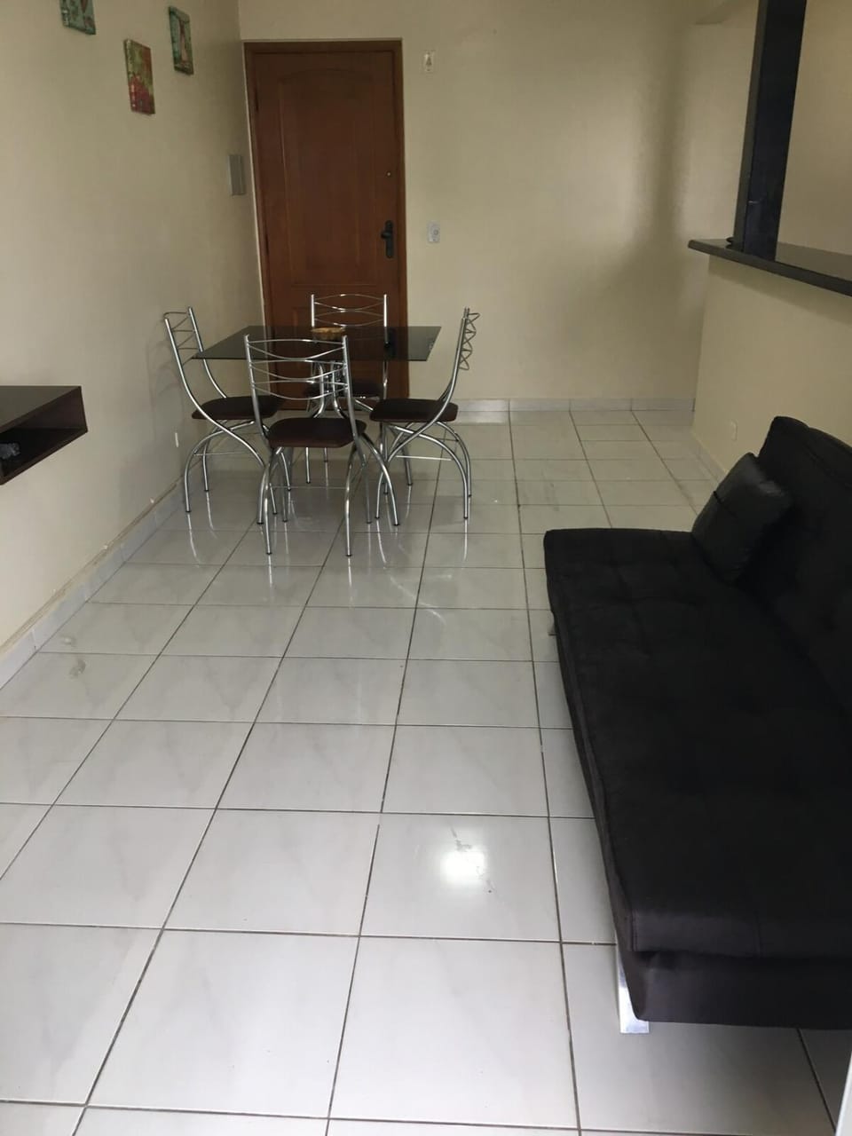 Maravilhoso Apartamento Pé na areia em Praia Grande Apartment in Sao Paulo City