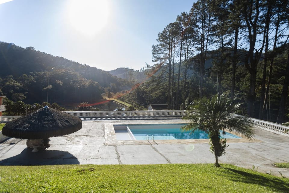 Natural landscape, Mountain view, Pool view, Swimming pool