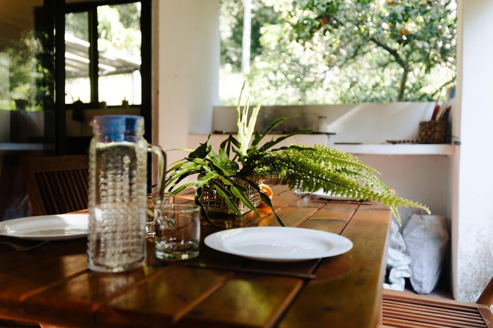 BBQ facilities, Dining area