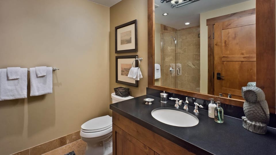 Shower, Toilet, towels