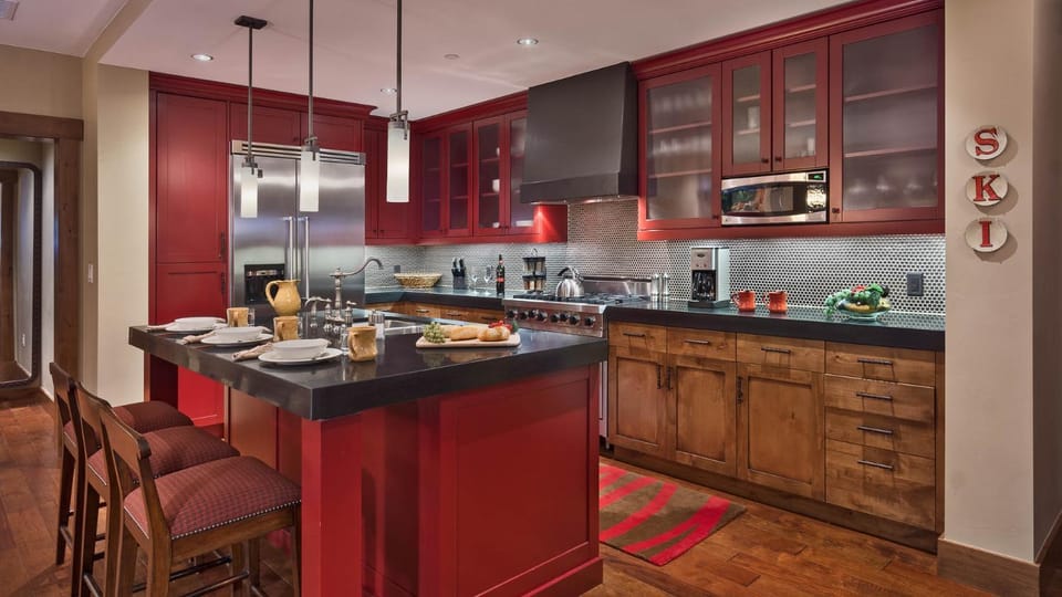 furniture, microwave, storage