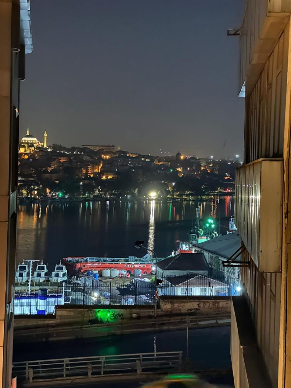 Property building, Night, City view