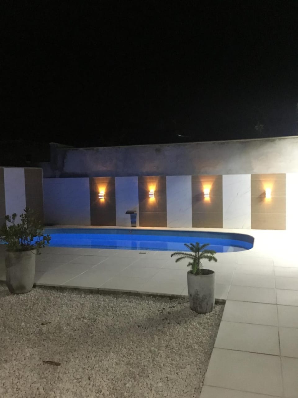 Night, Pool view