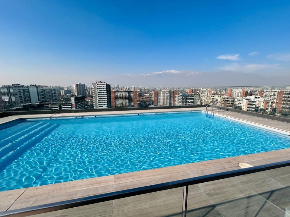 Summer, View (from property/room), City view, Mountain view, Swimming pool