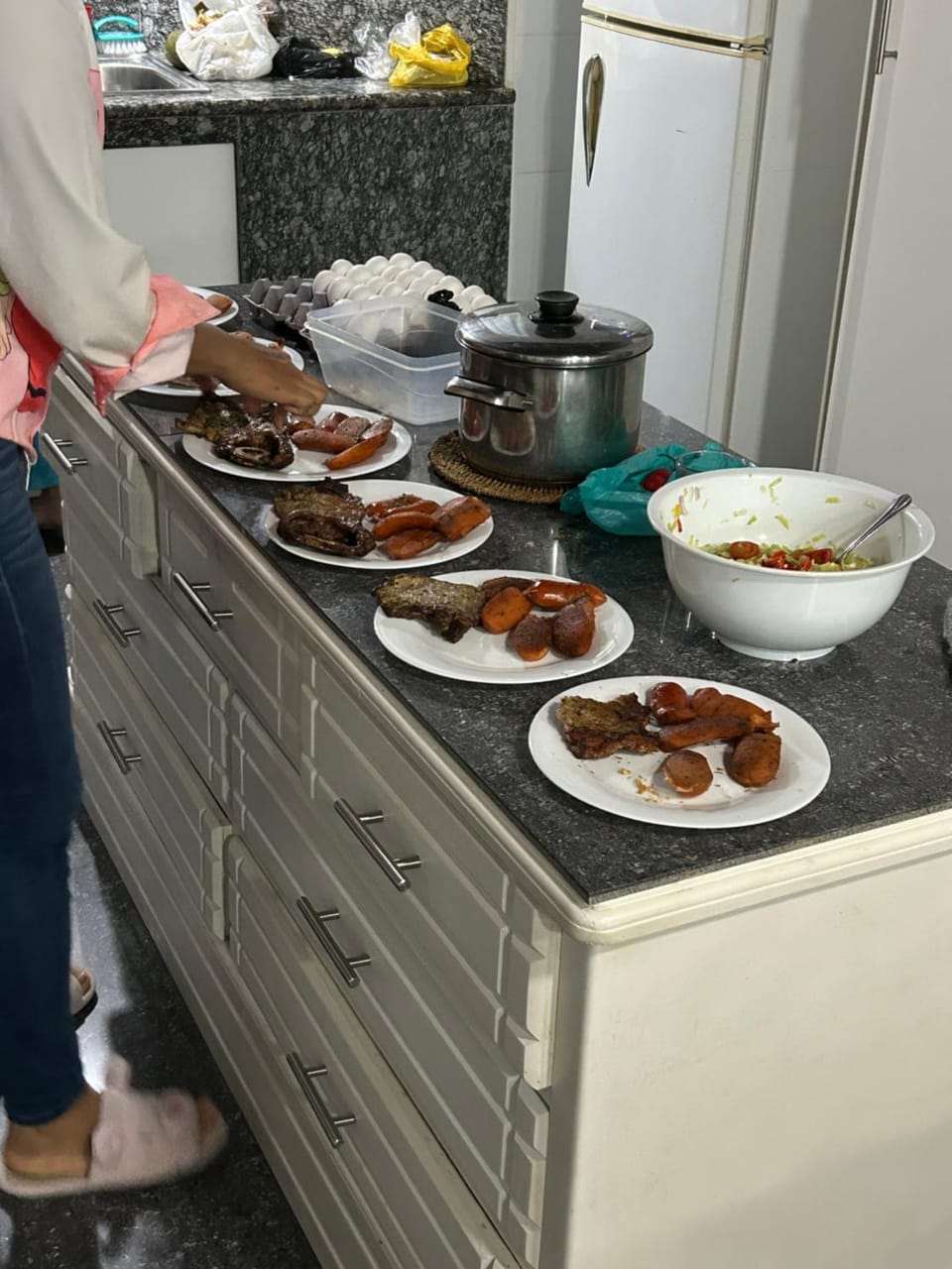 Kitchen or kitchenette, Food