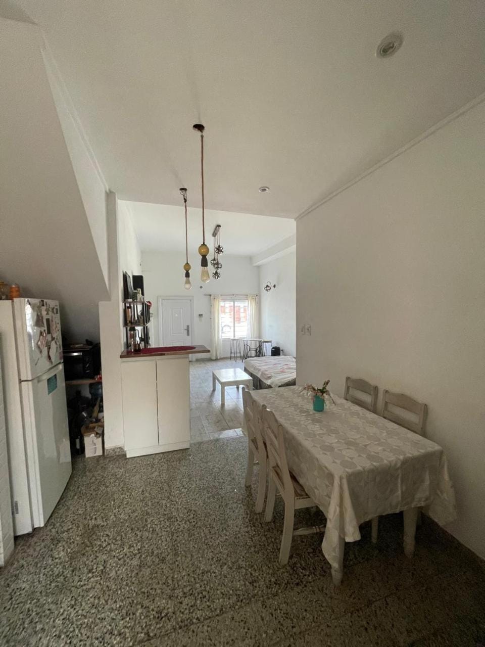 Kitchen or kitchenette, oven