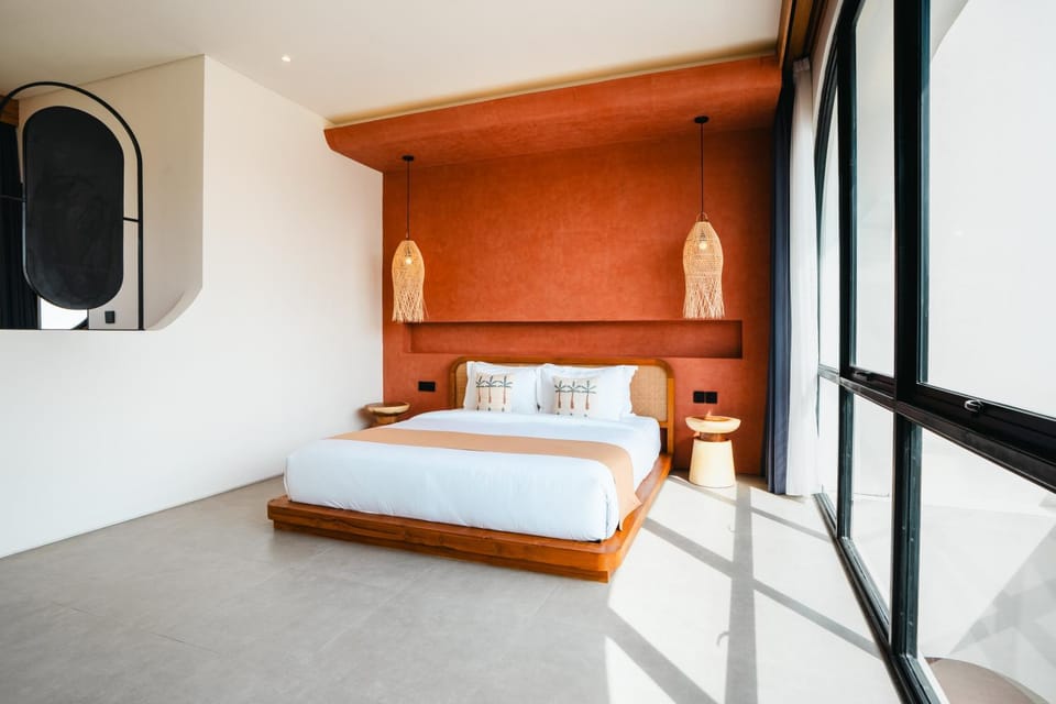 Bed, Photo of the whole room, Decorative detail, Bedroom