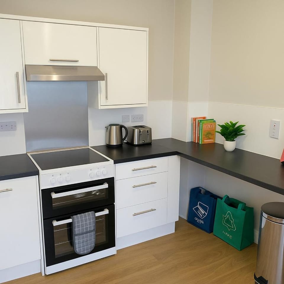 Bright 2-Bed Top Floor Flat, Full Kitchen, Parking Apartment in Taunton