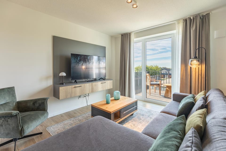 Apartmenthaus vor den Halligen Sandbank de Luxe Apartment in Nordstrand