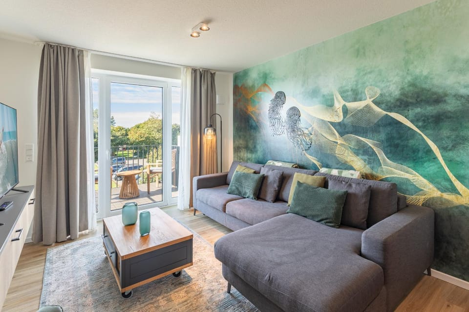 Apartmenthaus vor den Halligen Sandbank de Luxe Apartment in Nordstrand