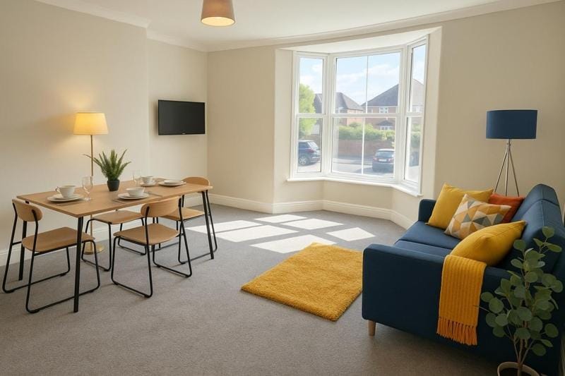 Cozy 2-Bed Ground Floor Flat with Parking Apartment in Taunton