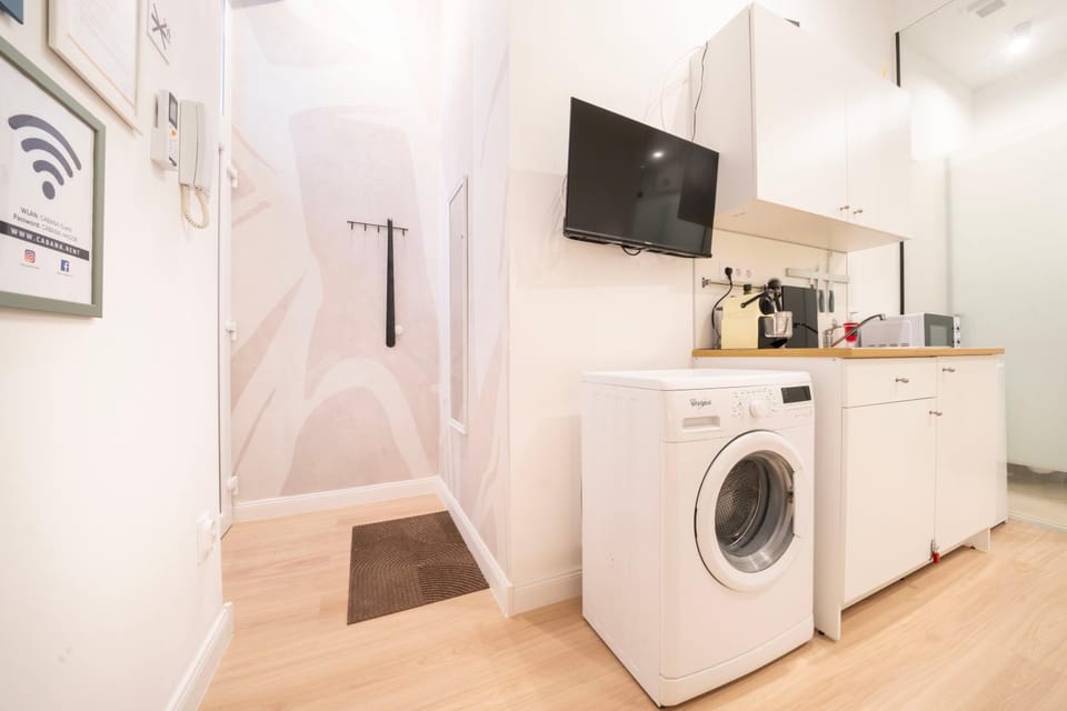 TV and multimedia, washing machine, kitchen