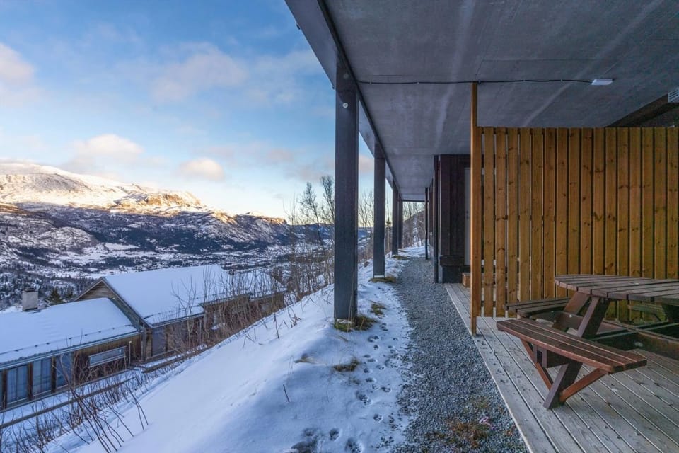 Winter, View (from property/room), Balcony/Terrace, Mountain view
