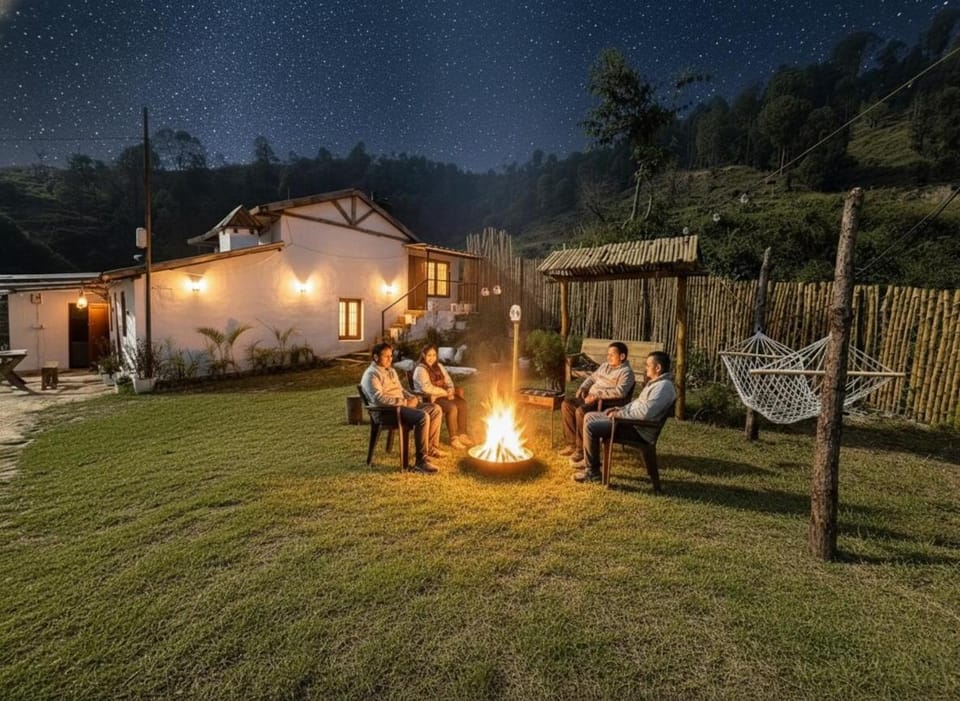 Night, BBQ facilities, Garden, Garden, Garden view