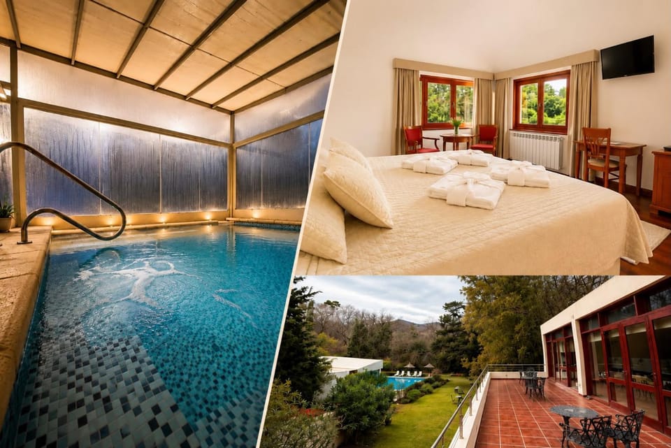 Photo of the whole room, Pool view