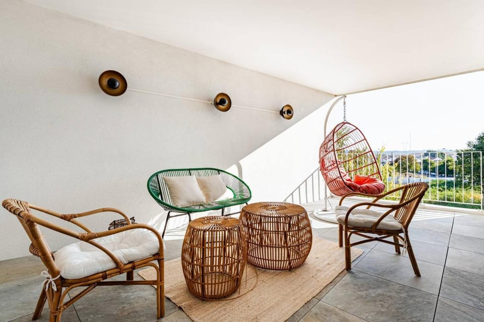 Patio, Day, View (from property/room), Balcony/Terrace, Balcony/Terrace, Living room, Seating area, sunbed