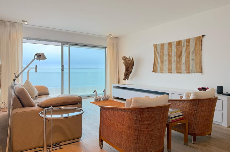 Natural landscape, Living room, Seating area, Sea view