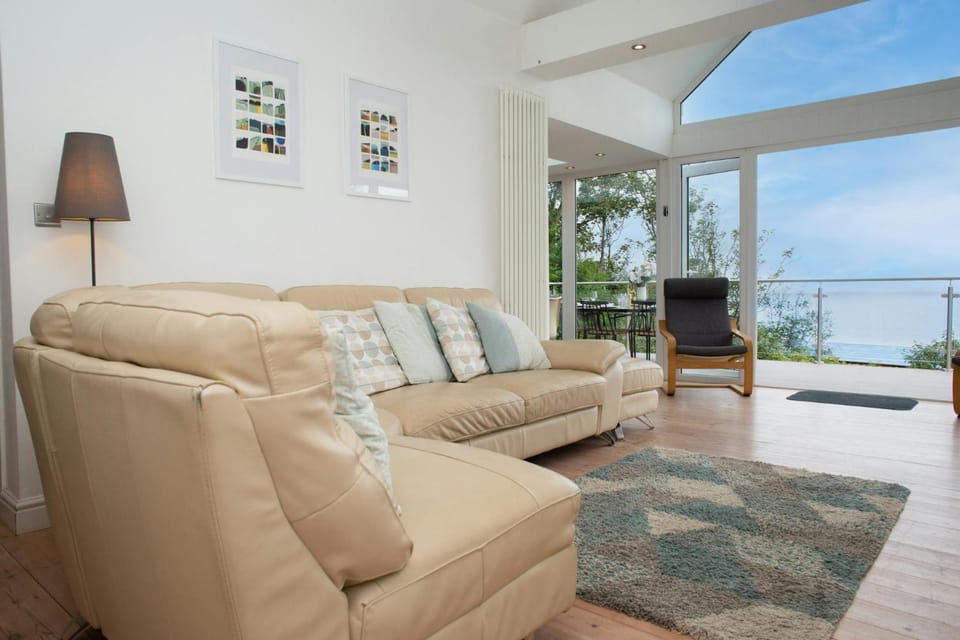 Living room, Seating area, Sea view