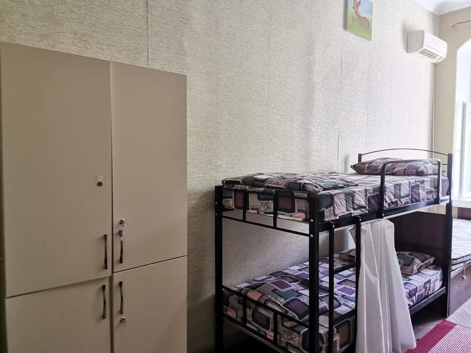 Bed, Photo of the whole room, Bedroom, bunk bed, wardrobe