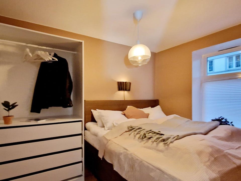 King Bed Renovated and Cozy Near Bryggen House in Bergen