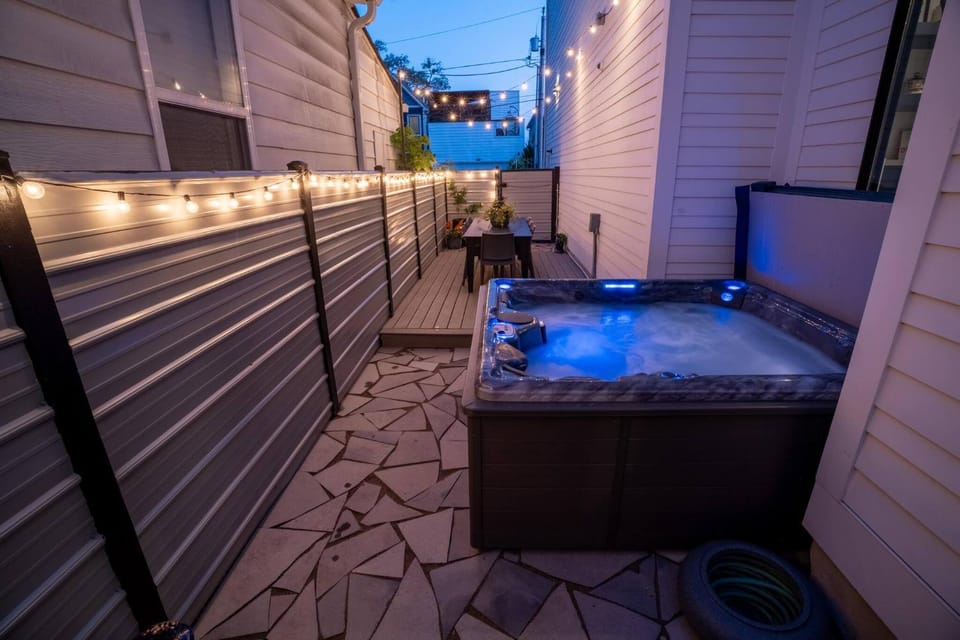 Patio, Hot Tub, Balcony/Terrace, Inner courtyard view