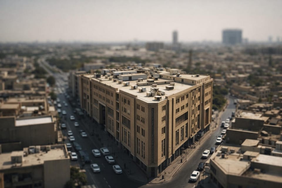 Property building, Day, Neighbourhood, Bird's eye view, Location