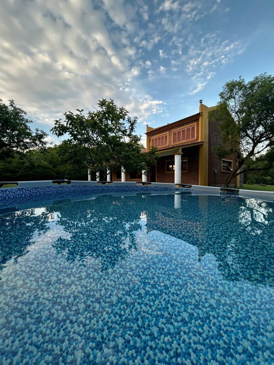 Natural landscape, Garden, Pool view, Swimming pool