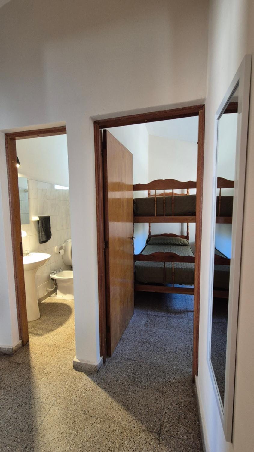 Bed, Bathroom, Bedroom