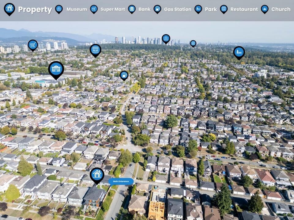 City view, Location