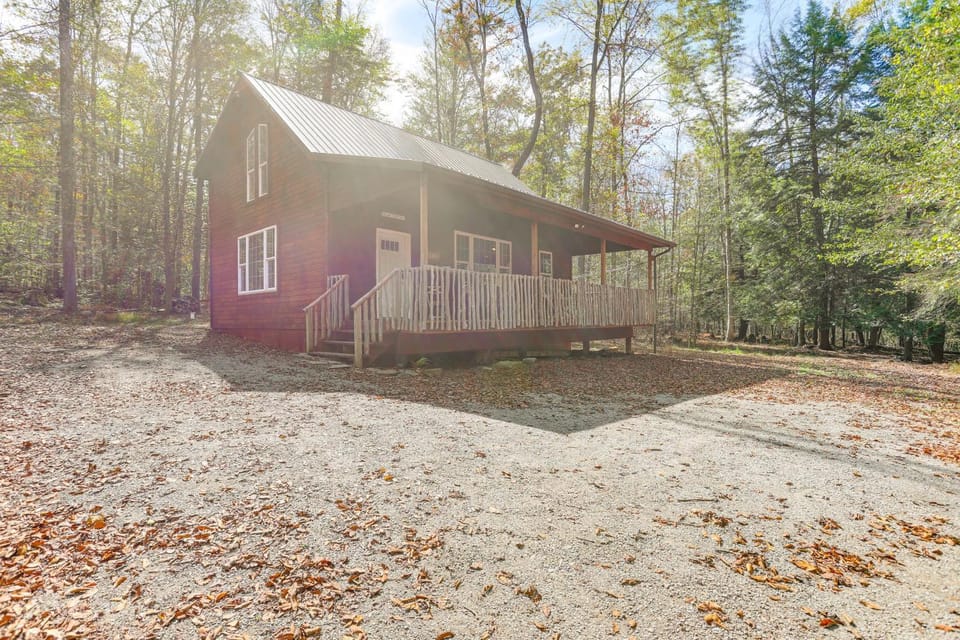 8 Private Acres: Little Mahoning Creek Cabin! Cabin in Allegheny River