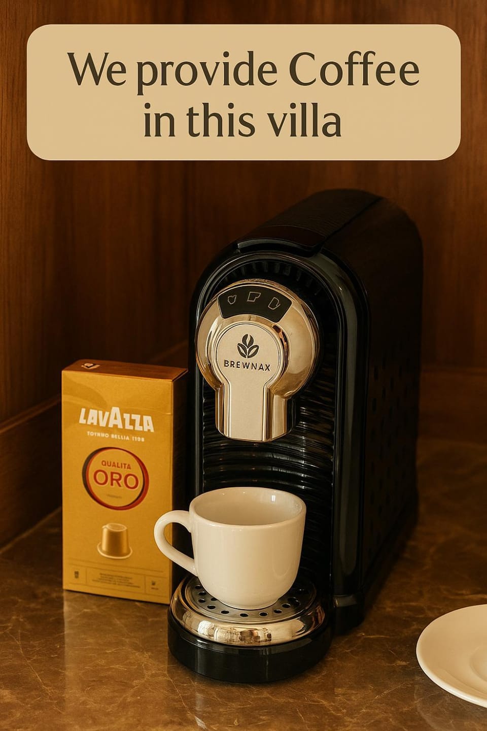 Property logo or sign, Coffee/tea facilities, Kitchen or kitchenette, Evening entertainment, Logo/Certificate/Sign, Text overlay, Certificate/Award