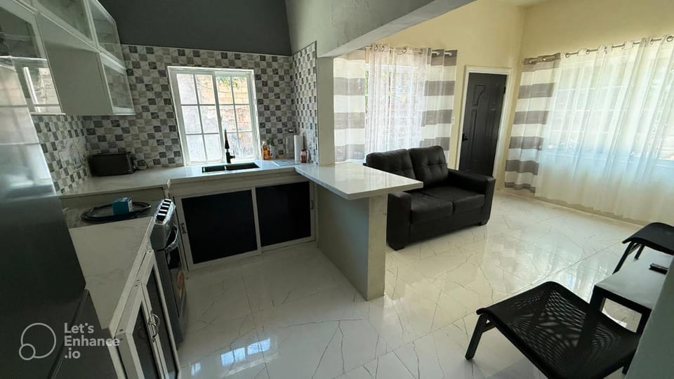 Kitchen or kitchenette, Living room, Dining area