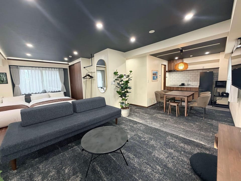 Bed, Living room, Bedroom, kitchen