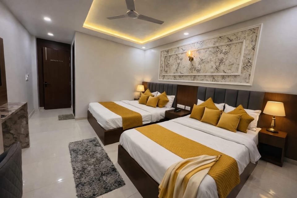 Bed, TV and multimedia, air conditioner