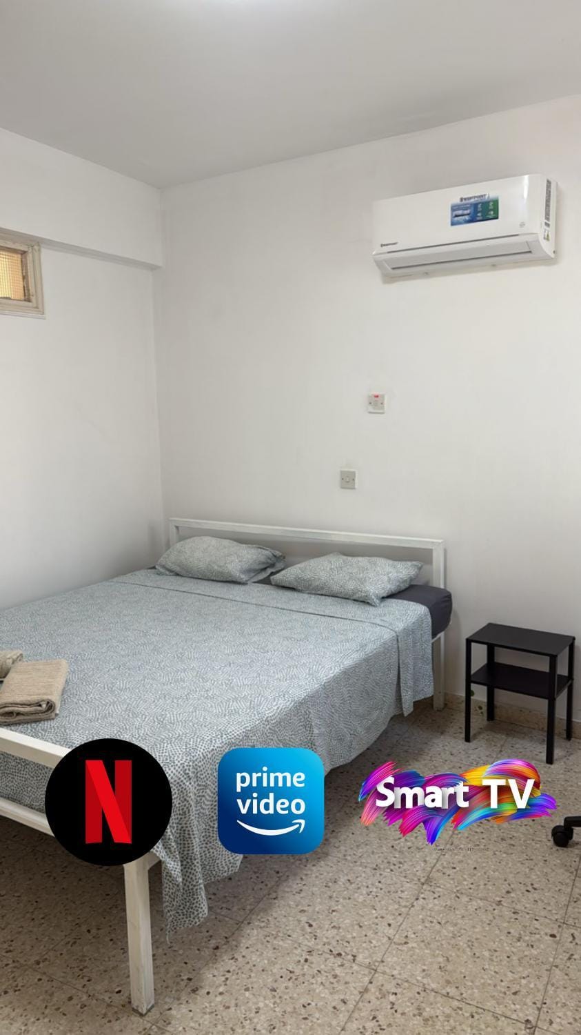 Bed, Bedroom, air conditioner