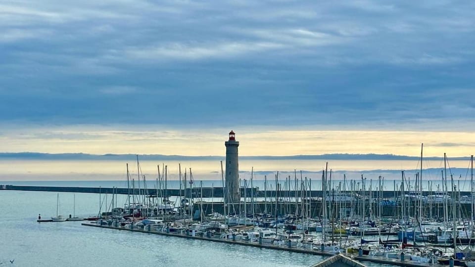 Large apartment with sea and port view Apartment in Occitanie