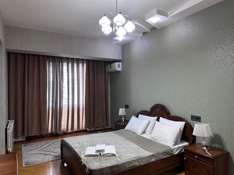 Bed, Bedroom, air conditioner