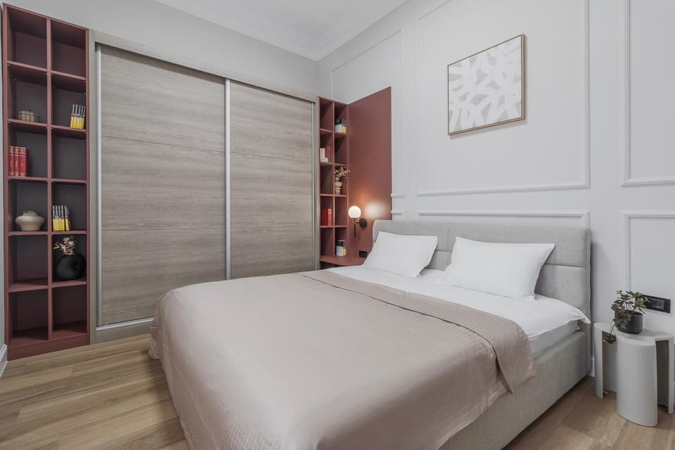 Bed, Bedroom, wardrobe