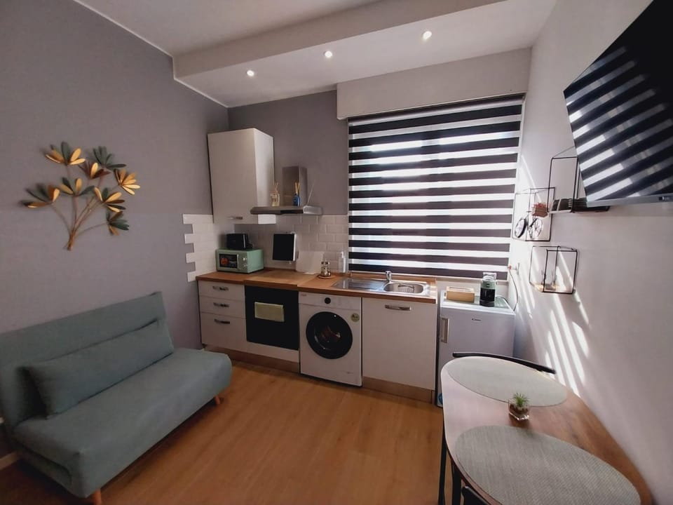 TV and multimedia, Kitchen or kitchenette, Seating area, minibar, oven, stove, washing machine