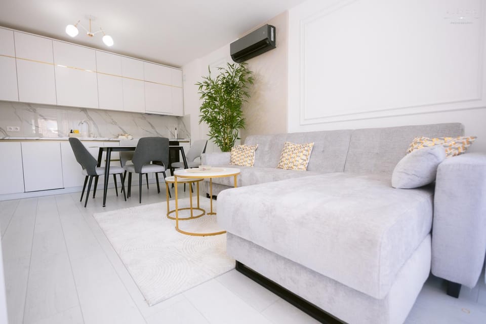Bed, TV and multimedia, Kitchen or kitchenette, Living room, Photo of the whole room, Seating area, Dining area