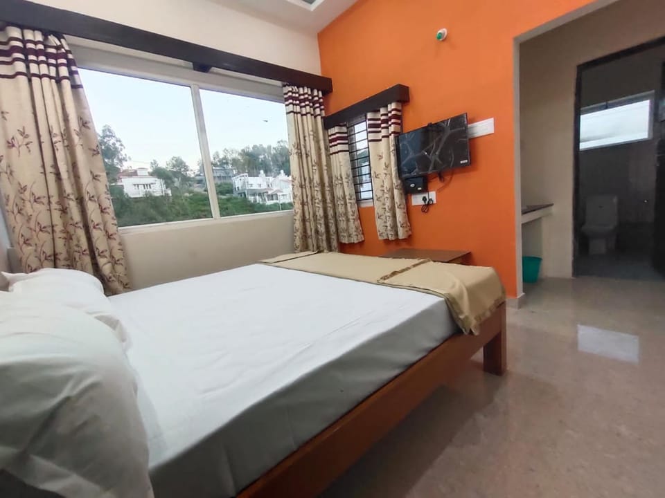Bed, TV and multimedia, Photo of the whole room, Bedroom
